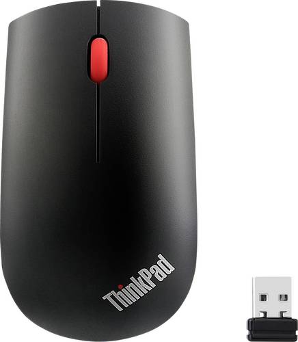 Lenovo ThinkPad Wireless Mouse Maus Funk Laser Schwarz 3 Tasten 1200 dpi