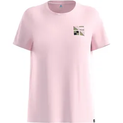 Odlo, Damen, Funktionsshirt, Cotton Blend Flags (XS), Pink