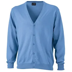 V-Neck Cardigan "JN661" - 3XL - glacier-blue