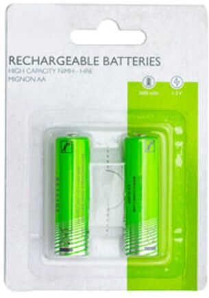 Gama Essencial Pilhas Recarregáveis   AA   2600mAh   2 unidades