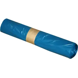 Müllsack blau 140 L 36 my (Typ 60) starkes LDPE Material, 800 x 1000 mm