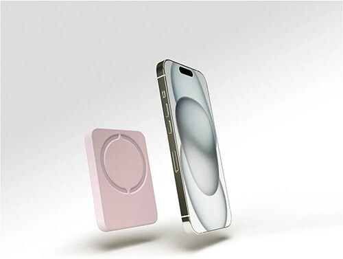 Puro Powerbank com MagSafe  Slim PowerMag 4200mAh - Rosa