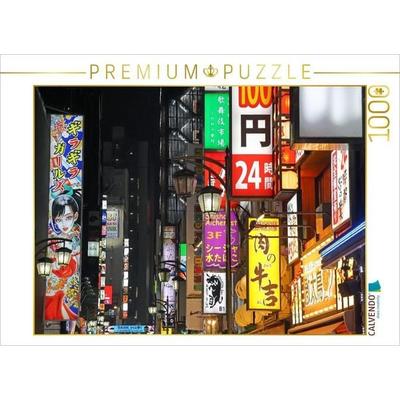CALVENDO Puzzle Leuchtreklame in Kabukicho | 1000 Teile Lege-Größe 64x48cm Foto-Puzzle für glückliche Stunden