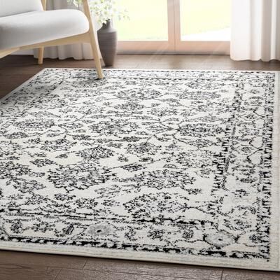 Well Woven Mystic Palace Persian Oriental Botanical Border Area Rug
