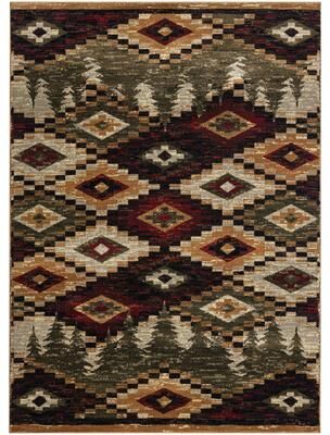 Mayberry Rug Sunset Valley Woodford Multi Lodge Area Rug