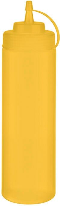 Aufbewahrungssystem APS, gelb, H:26,5cm, Polyethylen, Lebensmittelaufbewahrungsbehälter, (Quetschflasche) mit Schraubdeckel, Polyethylen