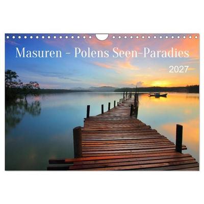 Masuren - Polens Seen-Paradies (Wandkalender 2027 DIN A4 quer), CALVENDO Monatskalender