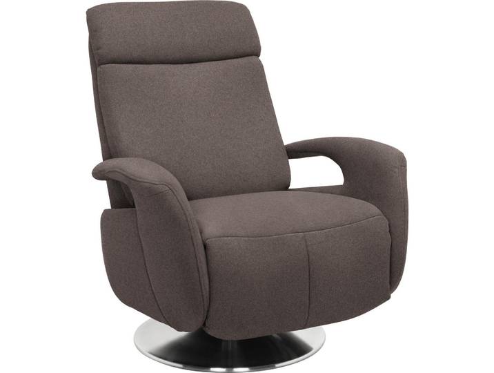 Livetastic Relaxsessel, Braun, Metall, Uni, 84x109x88 cm, Made in EU, Relaxfunktion, Wohnzimmer, Sessel, Relaxsessel