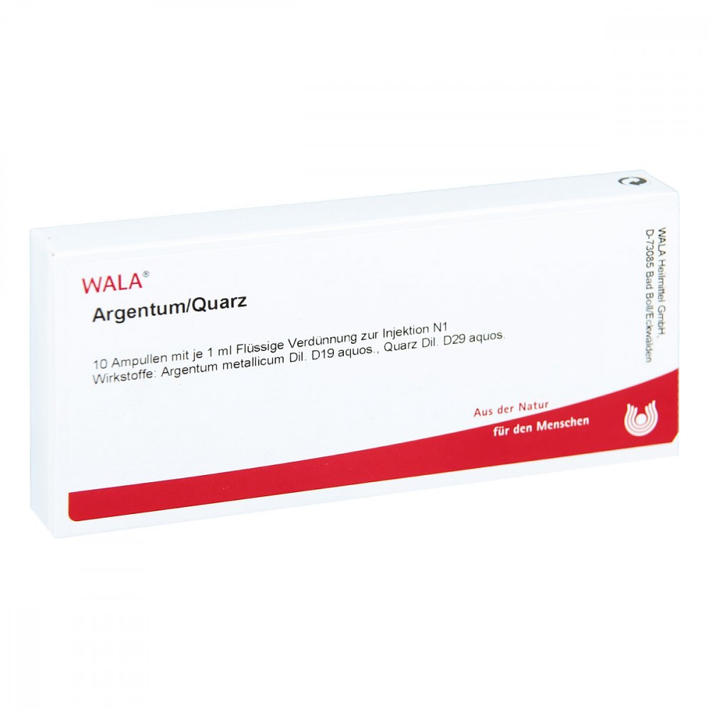 WALA Heilmittel GmbH Argentum/quarz Ampullen 01750654
