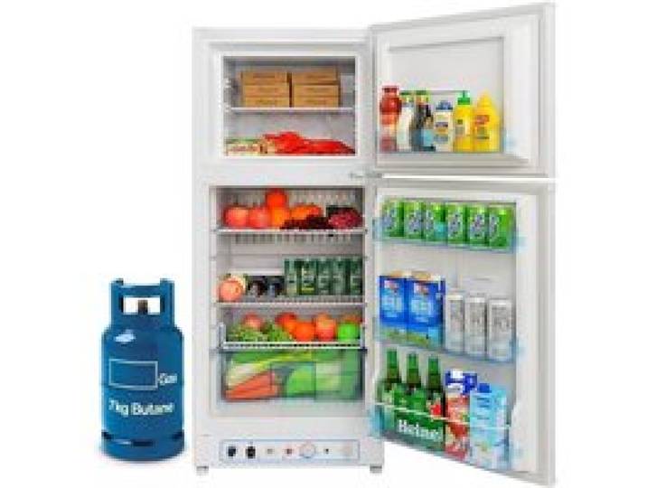 Réfrigérateur à Gaz-Smeta-185L-220V/GPL-Réfrigérateur Congélateur-Porte Réversible