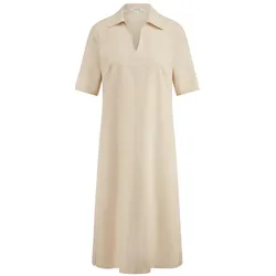 Kleid Hemdkragen Peter Hahn beige, 52