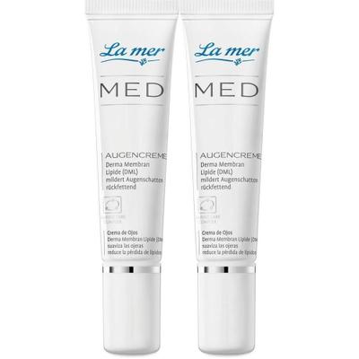 LA MER MED Augencreme o.Parfum 2x 2x15 ml Creme
