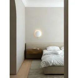 Design For The People Wandleuchte Weiß Messing – modernes Design von Anker Studio