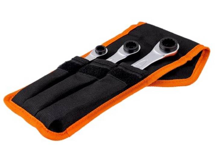 BAHCO S4RM / 3T Chrome Vanadium Steel Socket Socket Set\, Taille 8mm-19mm