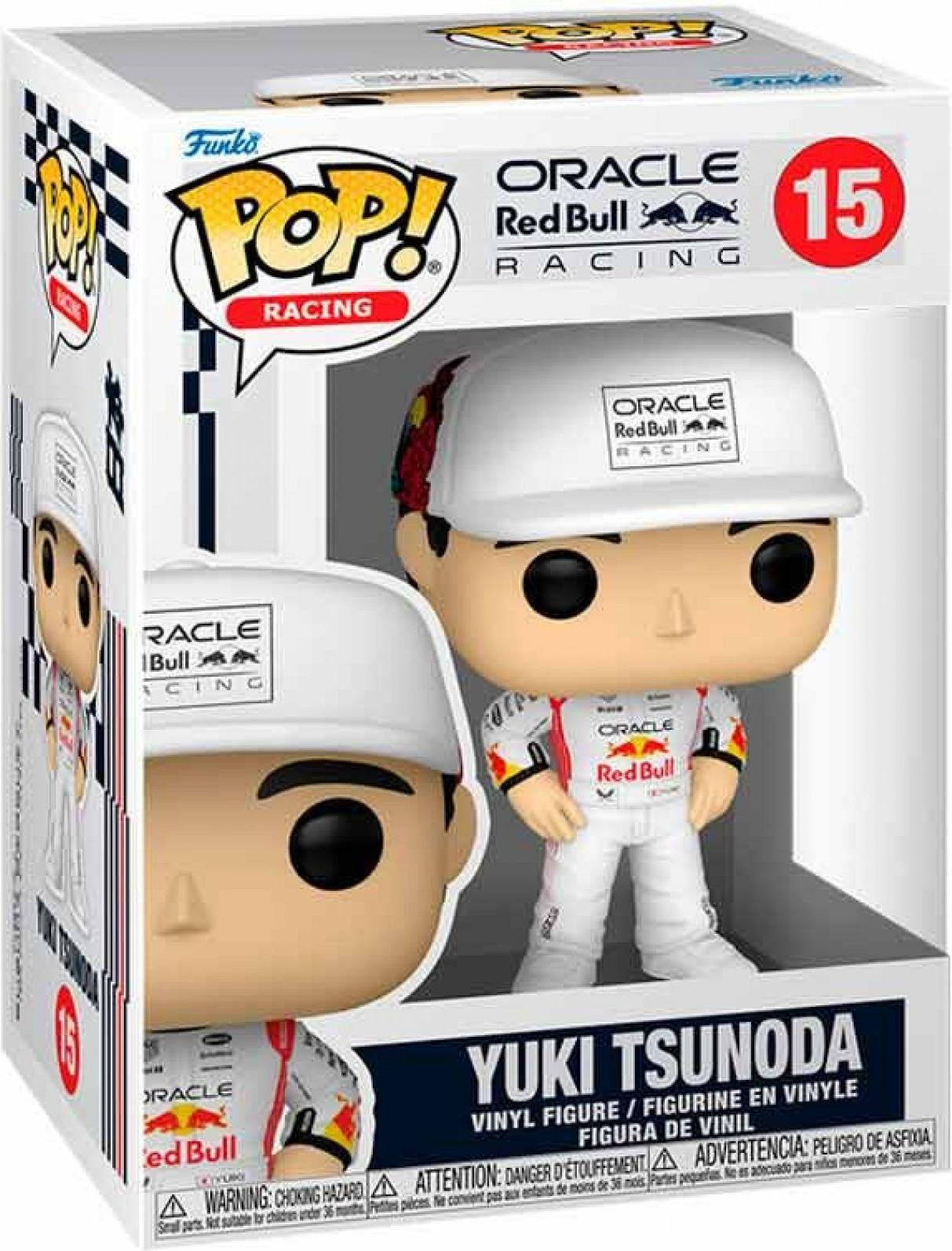 Funko POP! Racing Vinyl Figuur Yuki Tsunoda, 9 cm