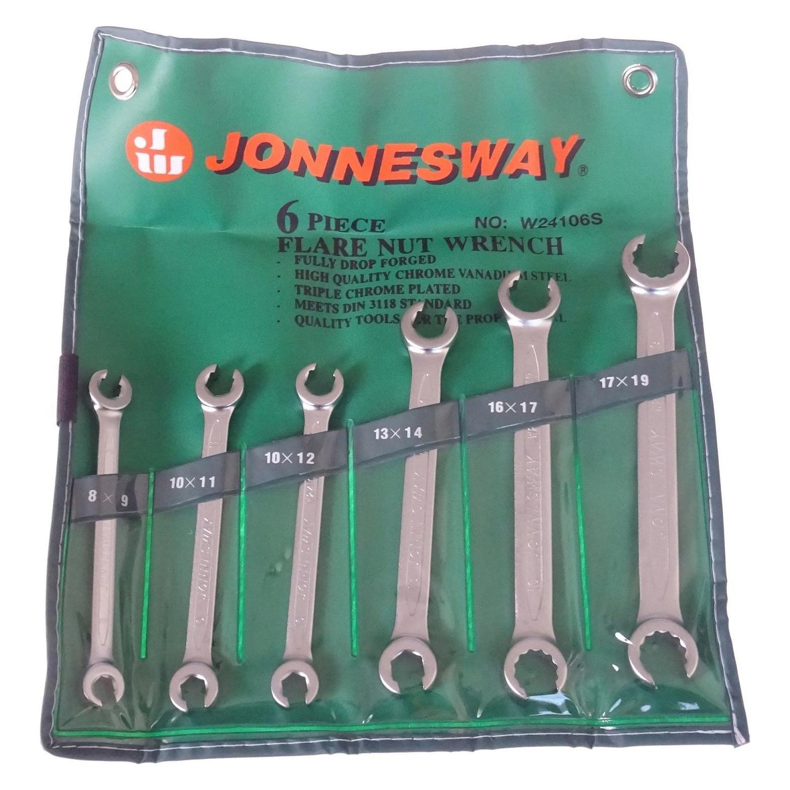 Jonnesway W24106S W24106S Innensechskantschlüssel-Satz 8-19mm 6-tlg (JW24106S)
