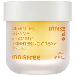 Innisfree, Gesichtscreme, Vitamin C Green Tea Enzyme Brightening Cream 50 ml (50 ml, Nachtcreme)