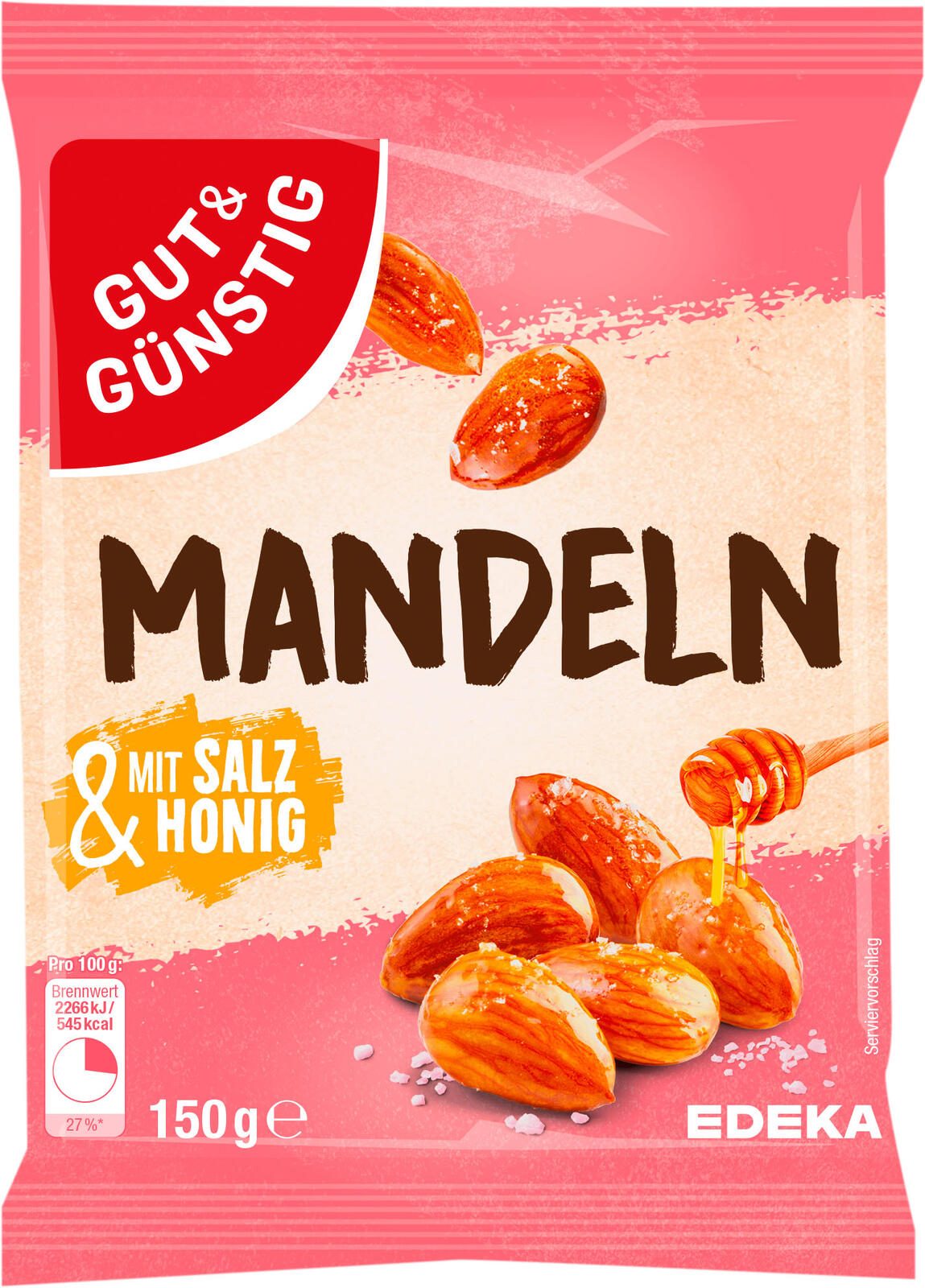 GUT&GÜNSTIG Mandeln salz & honig 150,0 g 4618320008