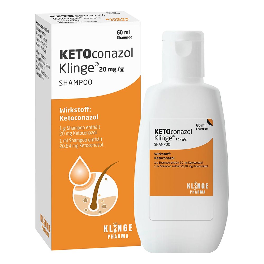 Klinge Pharma GmbH Ketoconazol Klinge 20 mg/g Shampoo 17390086