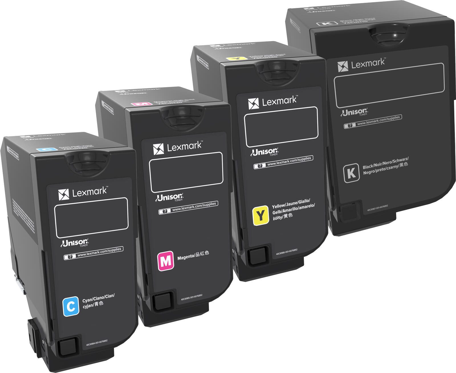 Lexmark Original Toner - 4er Multipack für CS720de/dte, CS725de/dte, CX725de/dhe/dthe OP74C20set