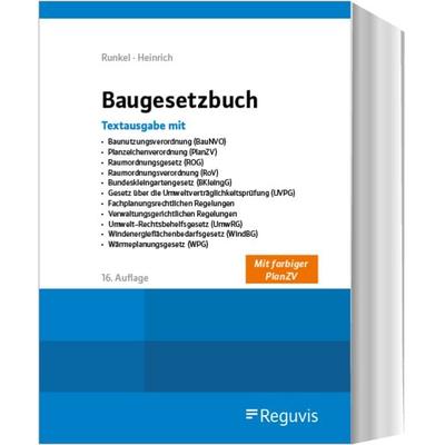 Baugesetzbuch, Taschenbuch von , Reguvis Fachmedien, 978-3-8462-1588-3