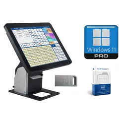 Handel Kasse 15 Zoll KompaktSet / Kauf Flex LE / + intern Bon + Kassensoftware +... - inkl. Finanzamt TSE & Aktivierung via Internet 399€ UVP - inkl. PosSoft Handel light 349€ UVP - Neuware 24 Monate Garantie