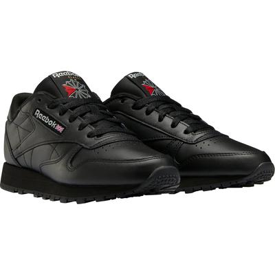 Sneaker REEBOK CLASSIC "Classic Leather", Damen, Gr. 38, schwarz, Leder, Schuhe Sneaker