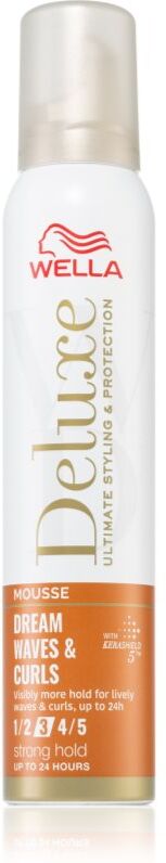 Wella Deluxe Dream Waves & Curls mousse fixante pour cheveux bouclés et frisés 200 ml