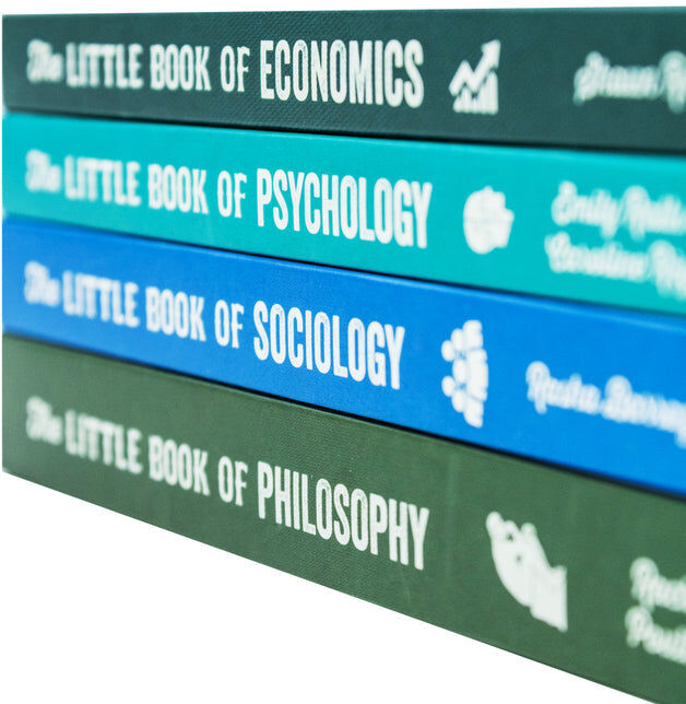 Summersdale Publishers The Little Book of Philosophy, Sociology, Economics & Psychology 4 Books Collection Set