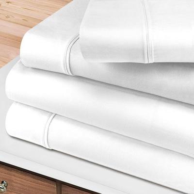 Home City, Inc. Diversion Sheet Set, Twin, White