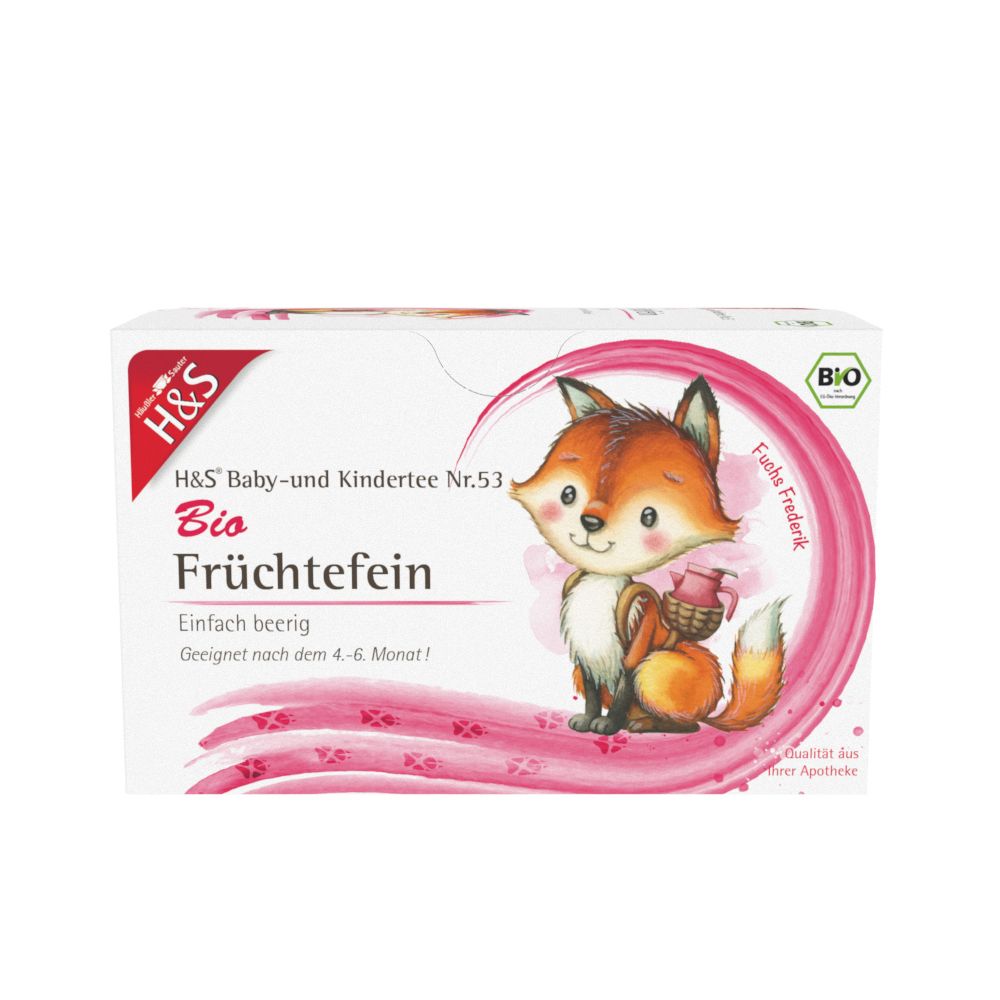 H&S Bio Baby- u.Kindertee Früchtefein Filterbeutel 20x2,5 g