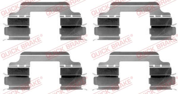 Quick Brake Zubehörsatz, Scheibenbremsbelag 109-1648