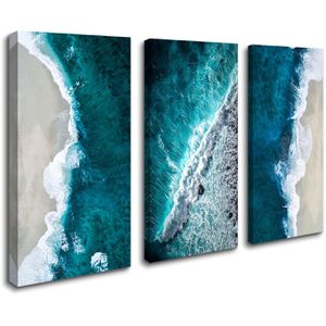 visario Wandbild Ocean View, Leinwand, mehrteilig, 120 x 90 cm