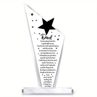 Dad Acrylic Quote Gift Plaque Dad Acrylic Quote Gift Plaque