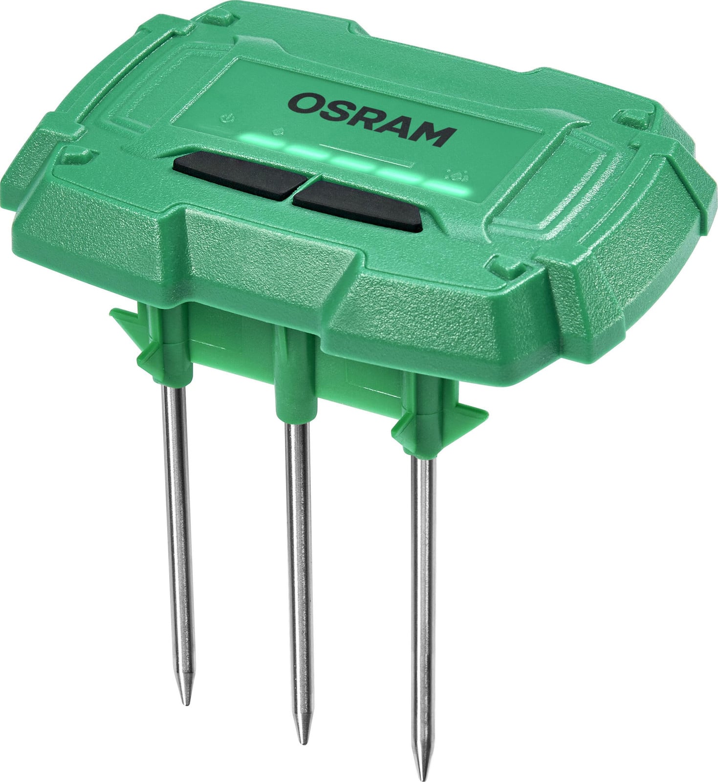 OSRAM SMART+ RF bodemvochtsensor met temperatuurmeting en 3 meetsondes, WiFi, IP67, groen