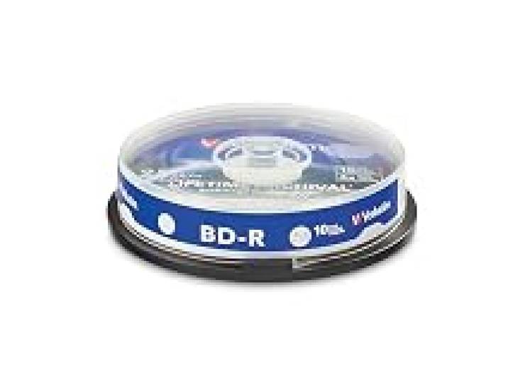 Verbatim 43825 25GB 4x M-Disc BD-R - 10 Pack Spindle