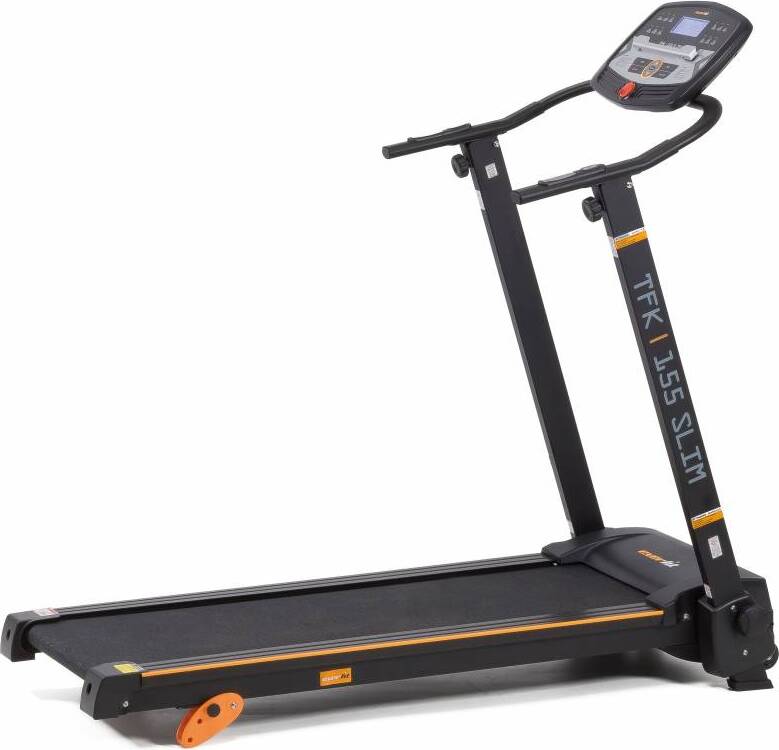 Everfit TFK 155 Slim, 100 kg, 14 km/h, Erholungspuls, LCD, 400 x 1220 mm, 1475 mm