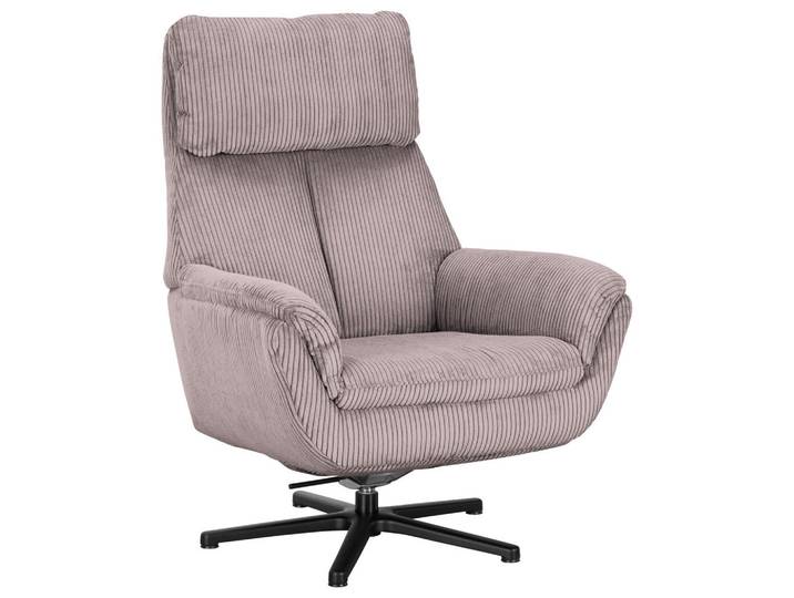 Beldomo Style Relaxsessel, Altrosa, Metall, 79x108x89 cm, Goldenes M, Fußauswahl, Stoffauswahl, Wohnzimmer, Sessel, Relaxsessel