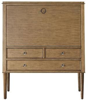 Christine Secretary Desk - White High Sheen - Ballard Designs