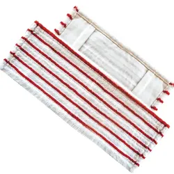 Wischmop Mopptex Micro-Borstenmopp Soft Borste 40 cm rot gestreift, für strukturierte und raue Bodenbeläge