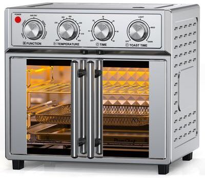 Kodotan sofa 26QT Extra-Large French Double-Door Air Fryer Convection Toaster Oven, 1700W, 7 Preset Menus, 7-in-1 Multi-Function