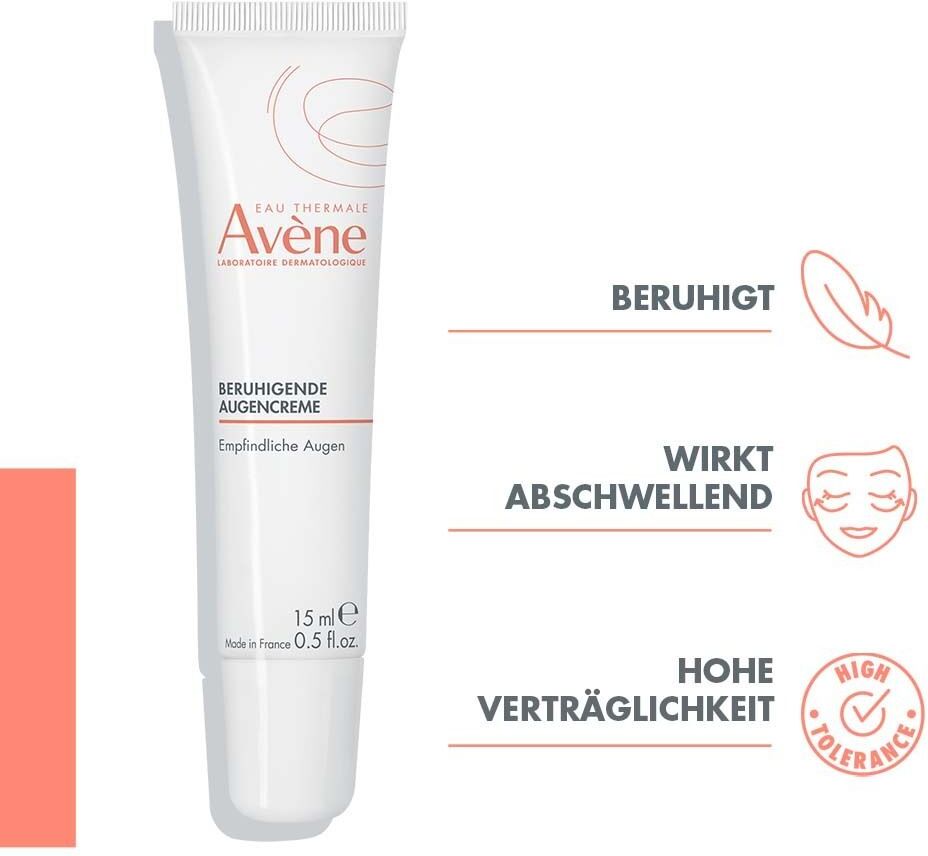 Avene Avène Beruhigende Augencreme + Hydrance leichte Feuchtigkeitsemulsion Set 1 St Creme