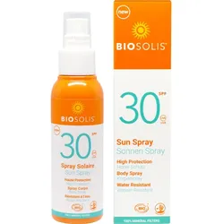BIOSOLIS Bio Sonnenmilch Spray LSF 30  100 ml Spray