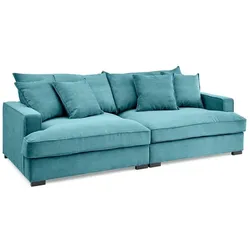 BOOOM Bigsofa Tribecca Cord Blau Lagoon 242 cm