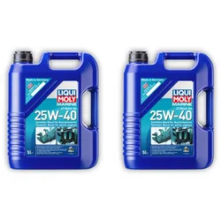 2x Motoröl LIQUI MOLY 25027 Marine 4T Motor Oil 25W-40 Boot Schiff 5 Liter