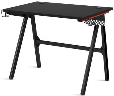 Computer Desk Ergonomic PC Gaming Table Writing Desk with Cup Holder