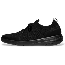 Fitflop für Damen. JH9-090 Super-Q Knit Sneaker schwarz (37), Stoff, Wohnung, Keine, Lässig