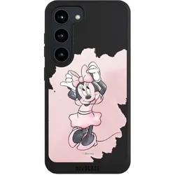 Nivocase Handyhülle für Samsung Galaxy S23 Hülle NIVOpure Case Schwarz Disney Motiv ohne Hintergrund (Samsung Galaxy S23), Smartphone Hülle, Schwarz