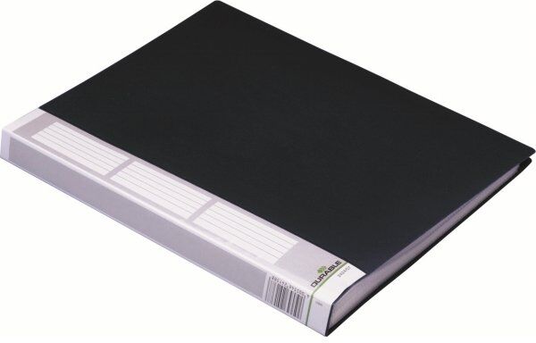 Durable Demomappe   A4   40 Lommer   Sort