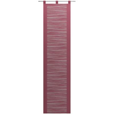 Schiebegardine NEUTEX FOR YOU "Padova" Gr. 2, lila (beere), B:57cm H:175cm, Scherli, Polyester, Gardinen, inkl. Beschwerungsstange, Halbtransparent, Fransen-Effekt, modern